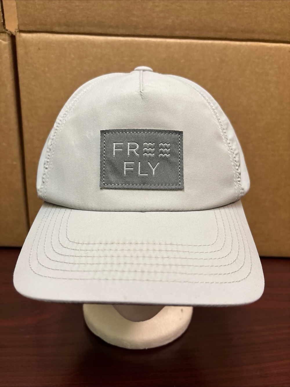 Free Fly Drifter Snapback Hat Cap Graphite Gray Adjustable Lightweight